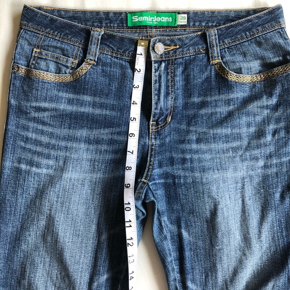 Straight Fit Blue Jeans Size 29 - Picture 4 of 7